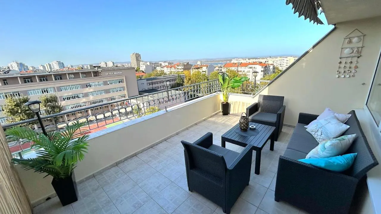 בורגאס Apartment Sea Vibes With Great Terrace And Sea View בולגריה