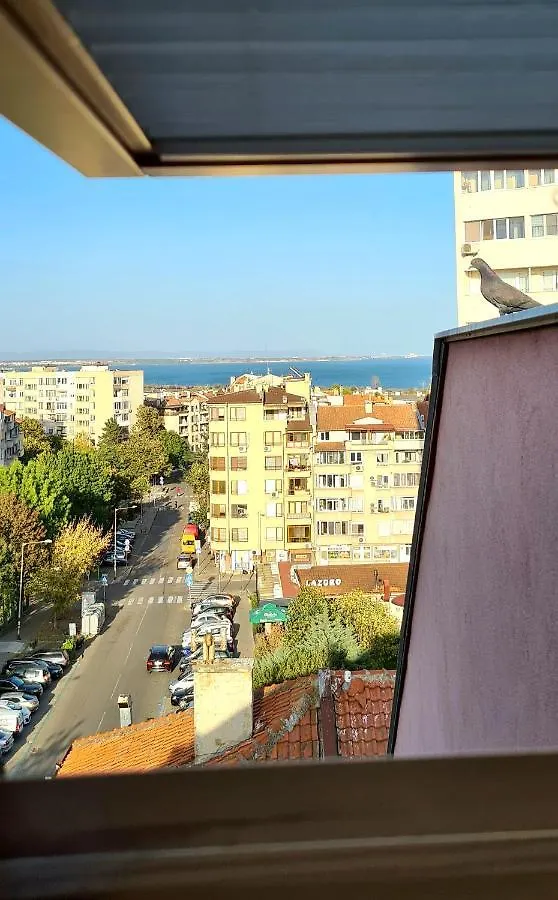 בורגאס Apartment Sea Vibes With Great Terrace And Sea View 0*,
